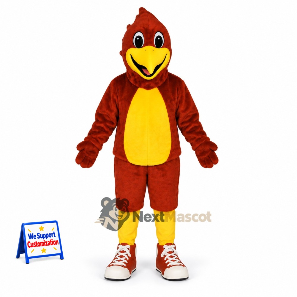 Bird Mascot Costume - Red for Sports Days Bird Mascot Costume - Red for Sports Days