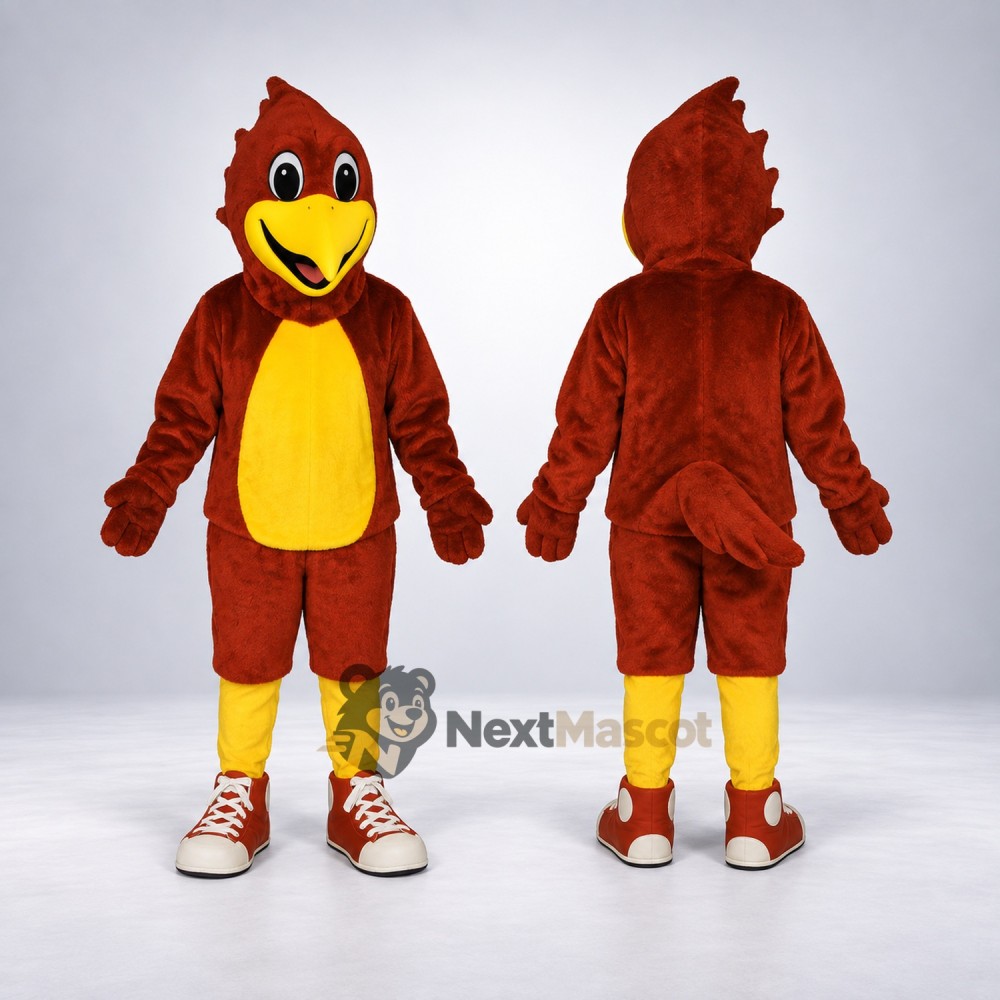 Bird Mascot Costume - Red for Sports Days Bird Mascot Costume - Red for Sports Days