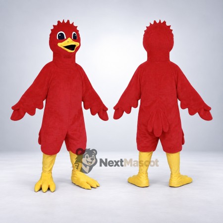 Bird Mascot Costume - Red for School Spirit Bird Mascot Costume - Red for School Spirit