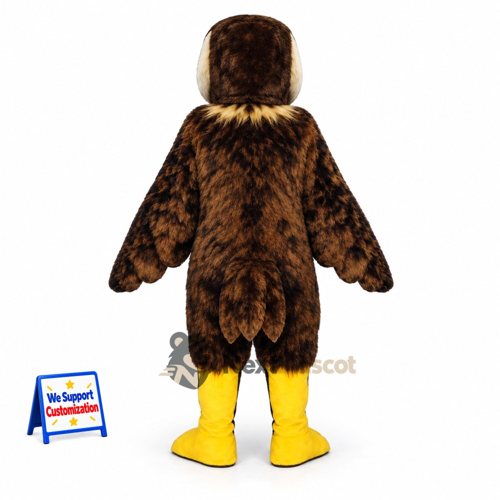 Owl Mascot Costume - Brown for Family Events Owl Mascot Costume - Brown for Family Events