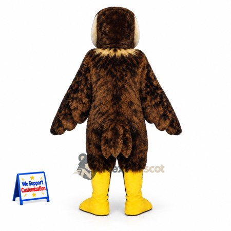 Owl Mascot Costume - Brown for Family Events Owl Mascot Costume - Brown for Family Events