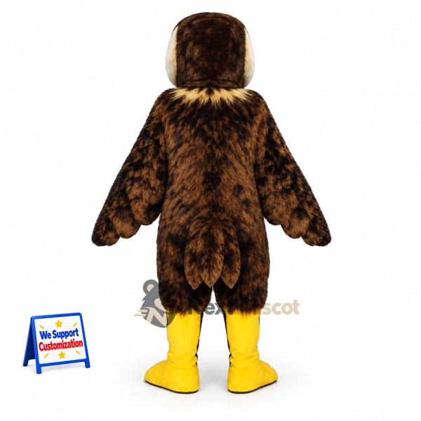 Owl Mascot Costume - Brown for Family Events Owl Mascot Costume - Brown for Family Events