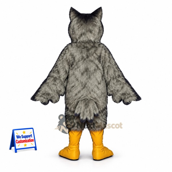 Owl Mascot Costume - Gray for Birthday Parties Owl Mascot Costume - Gray for Birthday Parties