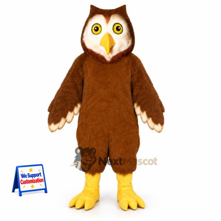 Owl Mascot Costume - Brown for Fundraisers Owl Mascot Costume - Brown for Fundraisers