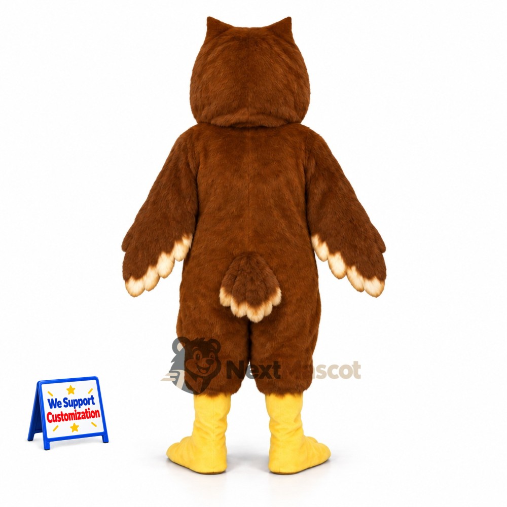 Owl Mascot Costume - Brown for Fundraisers Owl Mascot Costume - Brown for Fundraisers