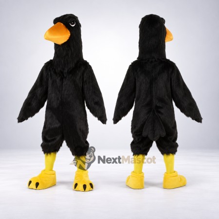 Bird Mascot Costume - Black for Fundraisers Bird Mascot Costume - Black for Fundraisers