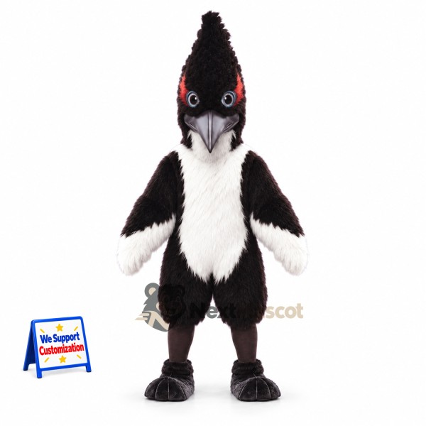 Woodpecker Mascot Costume - Black