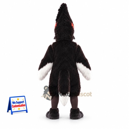 Woodpecker Mascot Costume - Black Woodpecker Mascot Costume - Black
