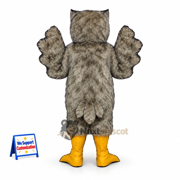 Owl Mascot Costume - Gray for School Spirit Owl Mascot Costume - Gray for School Spirit