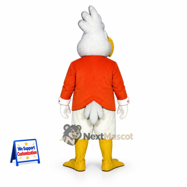 Chicken Mascot Costume - Red Jacket for Parades Chicken Mascot Costume - Red Jacket for Parades