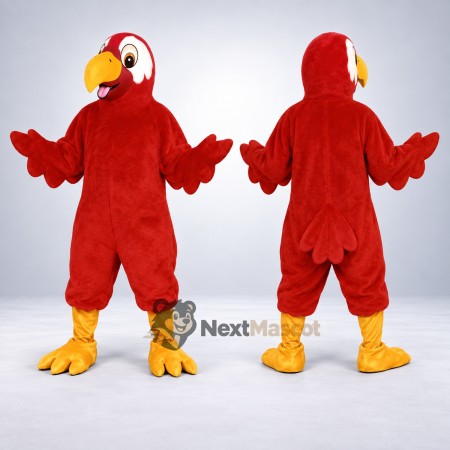 Parrot Mascot Costume - Red for Photo Events Parrot Mascot Costume - Red for Photo Events
