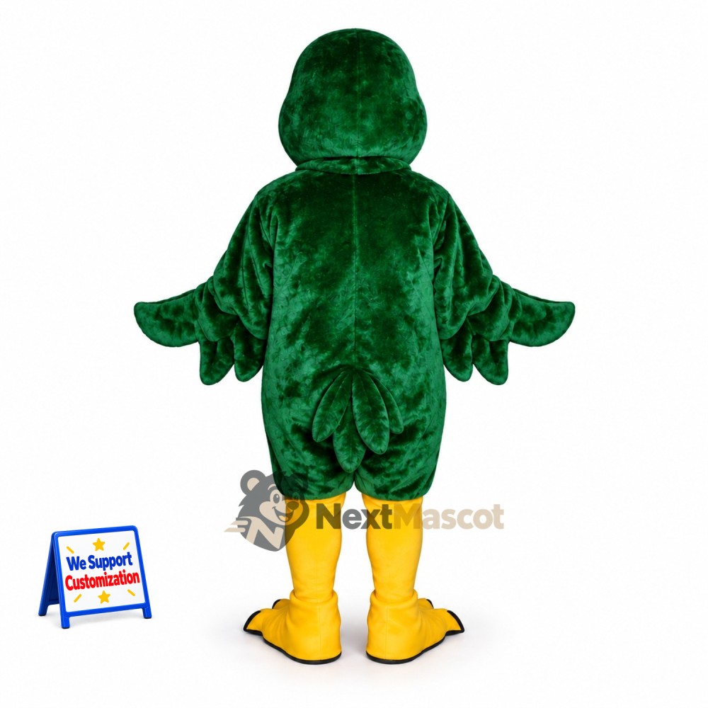 Parrot Mascot Costume - Green for Team Events Parrot Mascot Costume - Green for Team Events