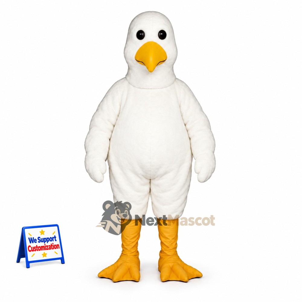 Bird Mascot Costume - White for Pep Rallies Bird Mascot Costume - White for Pep Rallies
