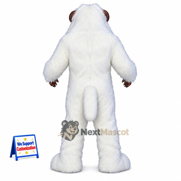 Monkey Mascot Costume - White Monkey Mascot Costume - White