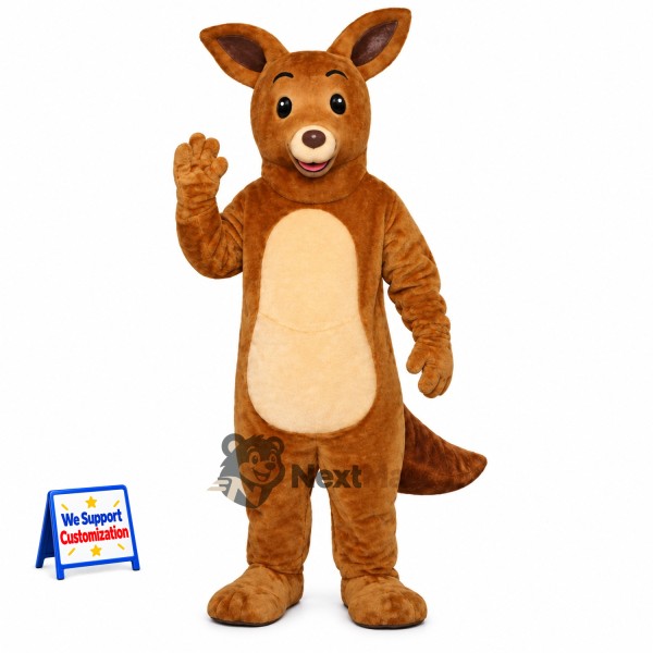 Kangaroo Mascot Costume - Brown for Birthday Parties