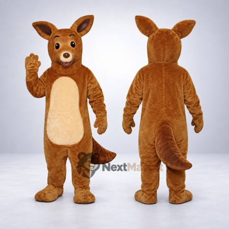 Kangaroo Mascot Costume - Brown for Birthday Parties Kangaroo Mascot Costume - Brown for Birthday Parties