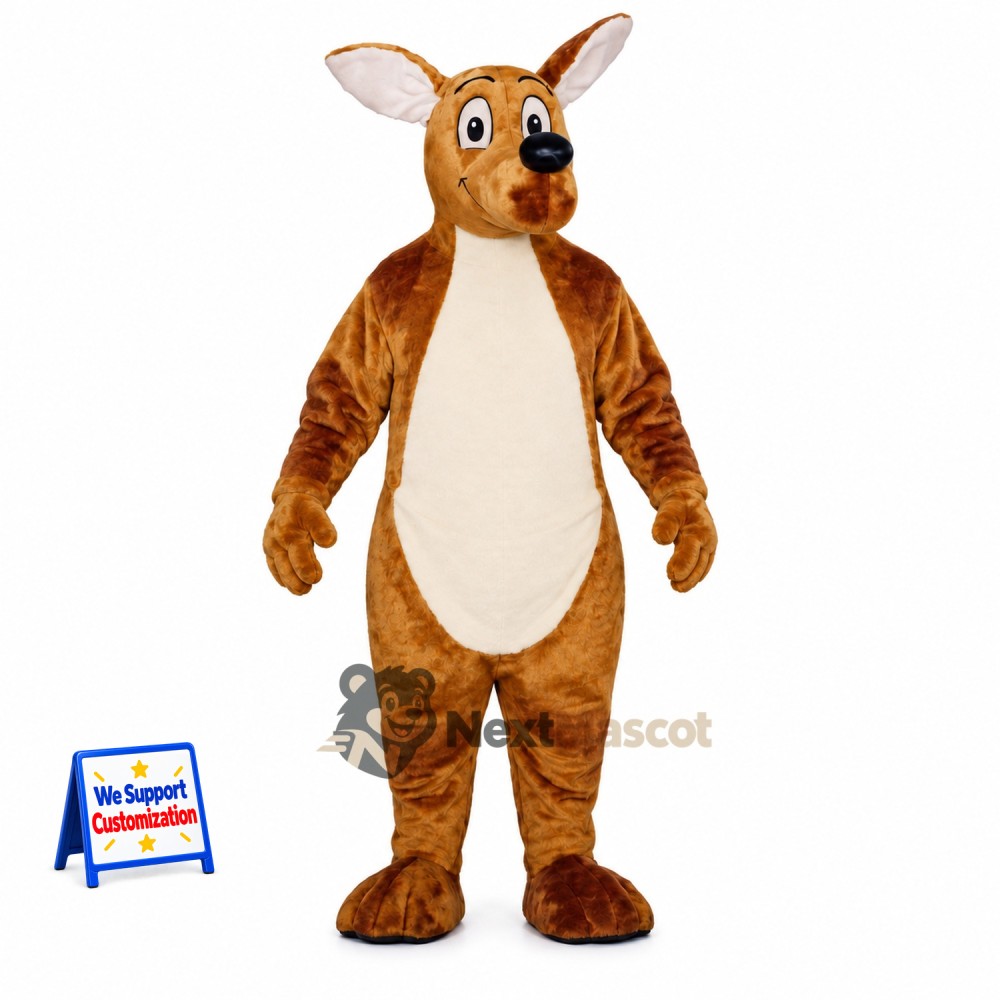 Kangaroo Mascot Costume - Brown for Sports Days Kangaroo Mascot Costume - Brown for Sports Days