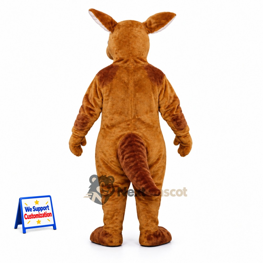 Kangaroo Mascot Costume - Brown for Sports Days Kangaroo Mascot Costume - Brown for Sports Days