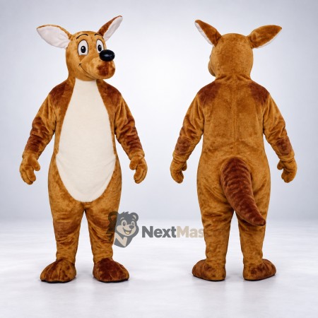 Kangaroo Mascot Costume - Brown for Sports Days Kangaroo Mascot Costume - Brown for Sports Days