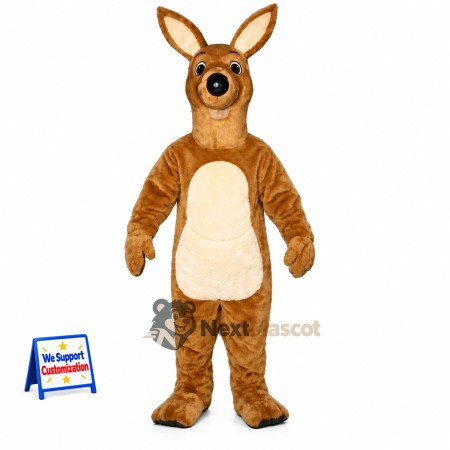 Kangaroo Mascot Costume - Brown for School Spirit Kangaroo Mascot Costume - Brown for School Spirit