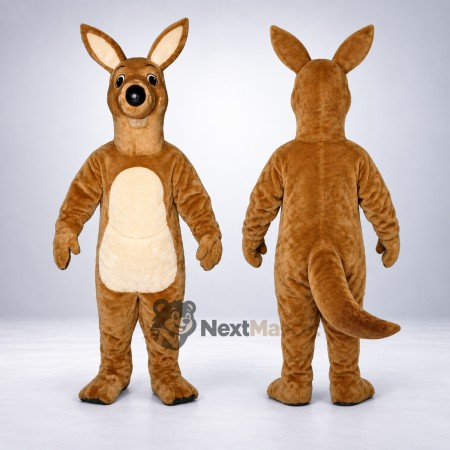 Kangaroo Mascot Costume - Brown for School Spirit Kangaroo Mascot Costume - Brown for School Spirit