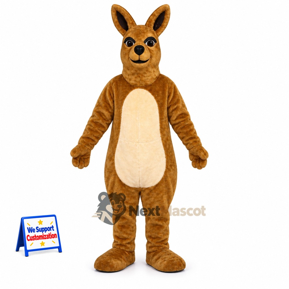 Kangaroo Mascot Costume - Brown for Pep Rallies Kangaroo Mascot Costume - Brown for Pep Rallies