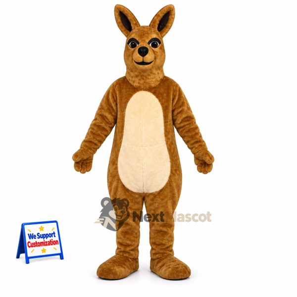Kangaroo Mascot Costume - Brown for Pep Rallies