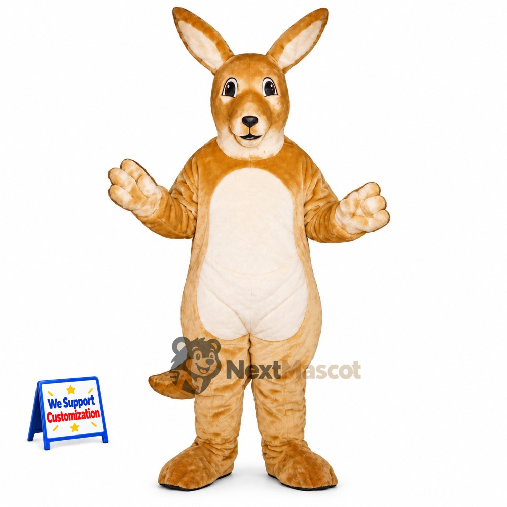 Kangaroo Mascot Costume - Brown for Carnivals