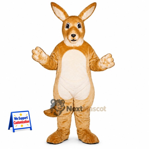 Kangaroo Mascot Costume - Brown for Carnivals