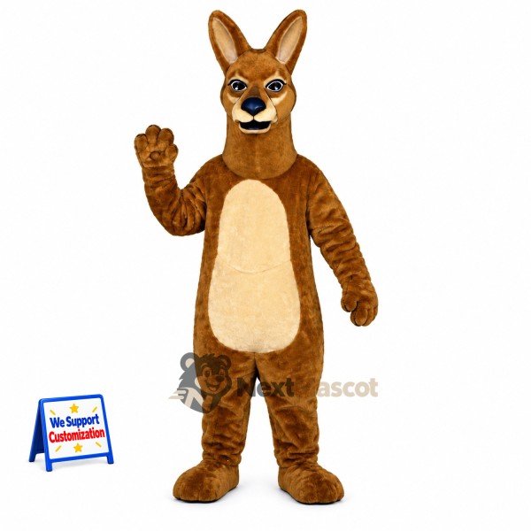 Kangaroo Mascot Costume - Brown for Family Events