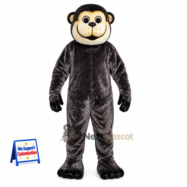 Monkey Mascot Costume - Black for Birthday Parties