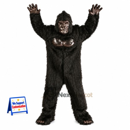 Gorilla Mascot Costume - Black for Grand Openings