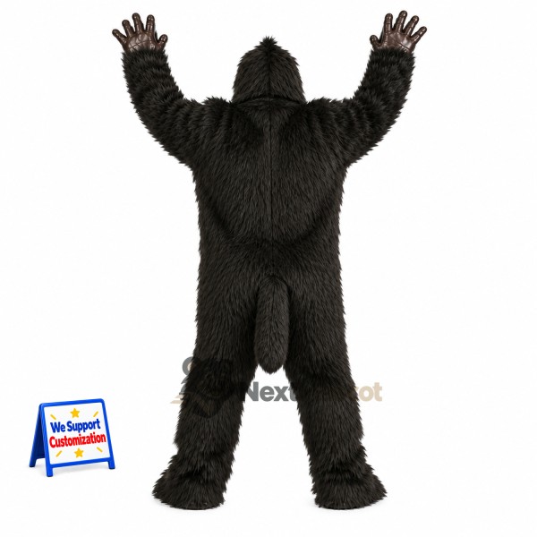 Gorilla Mascot Costume - Black for Grand Openings Gorilla Mascot Costume - Black for Grand Openings