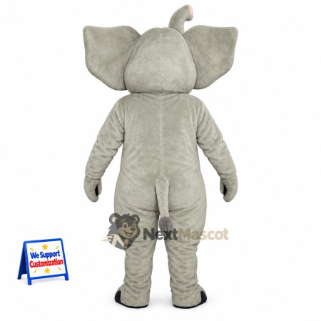 Elephant Mascot Costume - Gray for Campus Events Elephant Mascot Costume - Gray for Campus Events