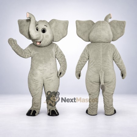 Elephant Mascot Costume - Gray for Campus Events Elephant Mascot Costume - Gray for Campus Events