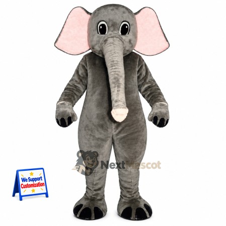 Elephant Mascot Costume - Gray for School Fairs Elephant Mascot Costume - Gray for School Fairs