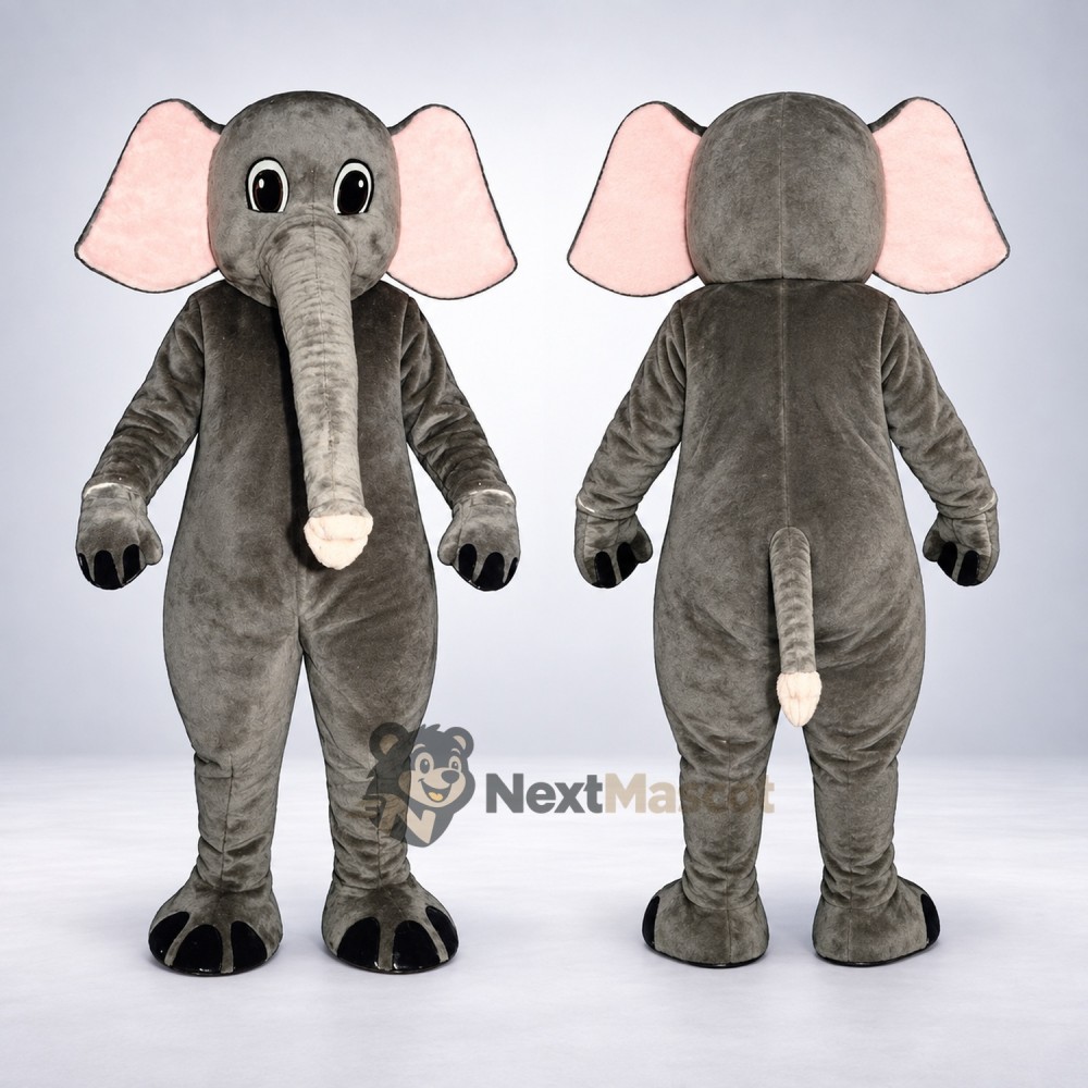 Elephant Mascot Costume - Gray for School Fairs Elephant Mascot Costume - Gray for School Fairs