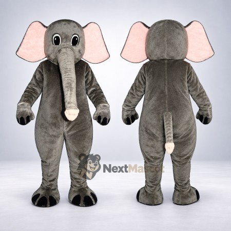 Elephant Mascot Costume - Gray for School Fairs Elephant Mascot Costume - Gray for School Fairs