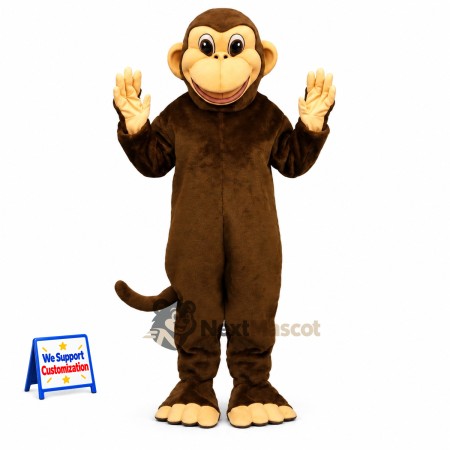 Monkey Mascot Costume - Brown for Fundraisers Monkey Mascot Costume - Brown for Fundraisers