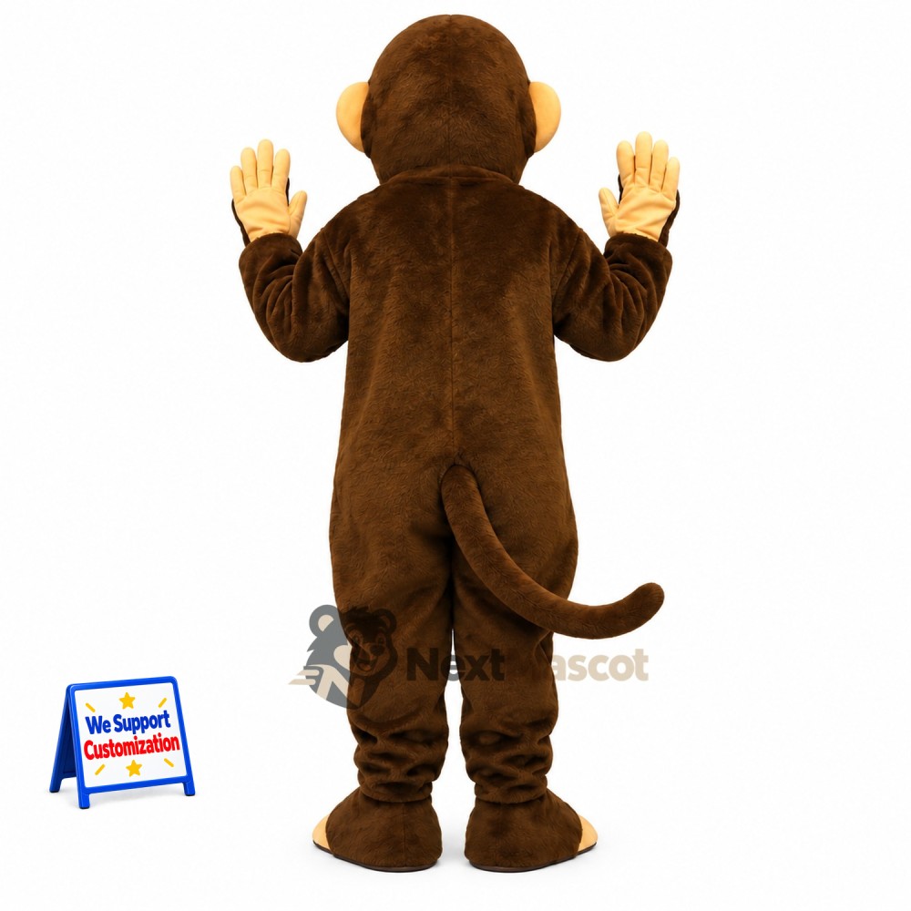 Monkey Mascot Costume - Brown for Fundraisers Monkey Mascot Costume - Brown for Fundraisers