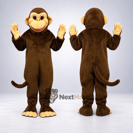 Monkey Mascot Costume - Brown for Fundraisers Monkey Mascot Costume - Brown for Fundraisers