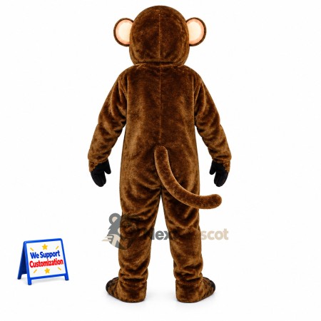 Monkey Mascot Costume - Brown for Promotions Monkey Mascot Costume - Brown for Promotions