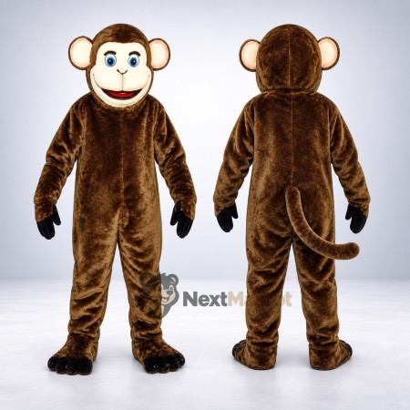 Monkey Mascot Costume - Brown for Promotions Monkey Mascot Costume - Brown for Promotions