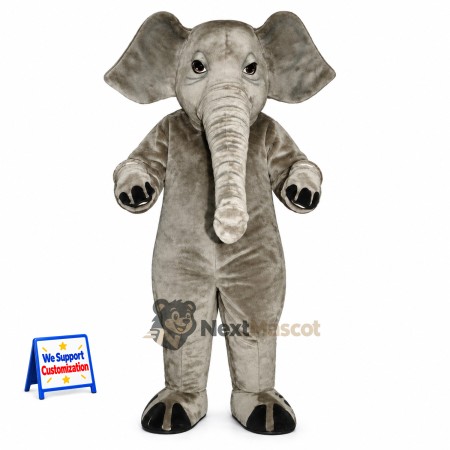 Elephant Mascot Costume - Gray for Charity Events Elephant Mascot Costume - Gray for Charity Events
