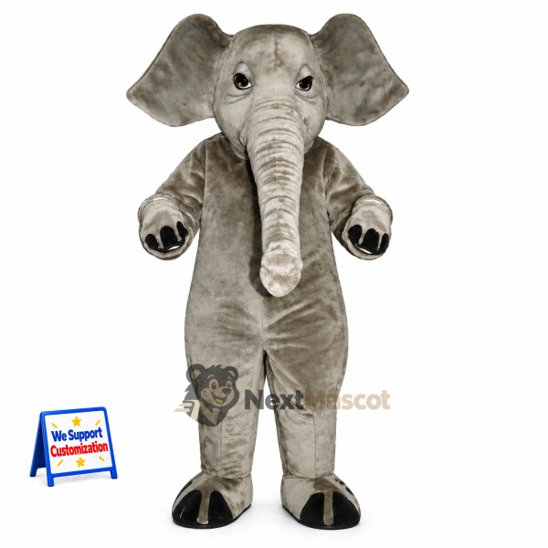 Elephant Mascot Costume - Gray for Charity Events