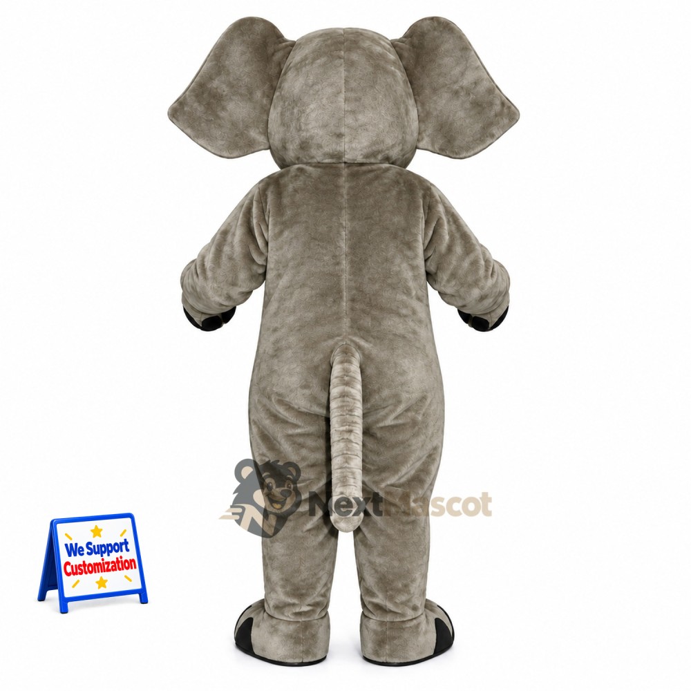 Elephant Mascot Costume - Gray for Charity Events Elephant Mascot Costume - Gray for Charity Events