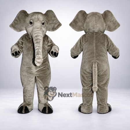 Elephant Mascot Costume - Gray for Charity Events Elephant Mascot Costume - Gray for Charity Events