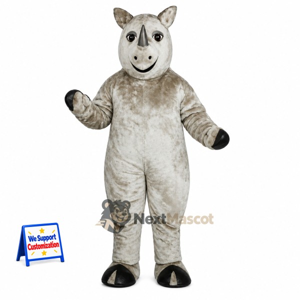 Rhino Mascot Costume - Gray for School Events