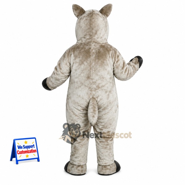 Rhino Mascot Costume - Gray for School Events Rhino Mascot Costume - Gray for School Events