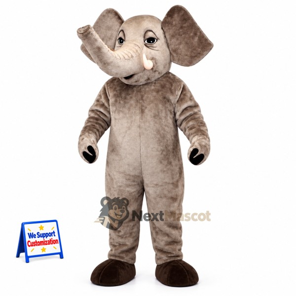 Elephant Mascot Costume - Gray for Youth Events
